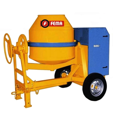 Hormigoneria FEMA 600LT. 2-RUEDAS 13"