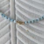 Collar de ágatas celeste y corazón dorado - tienda online