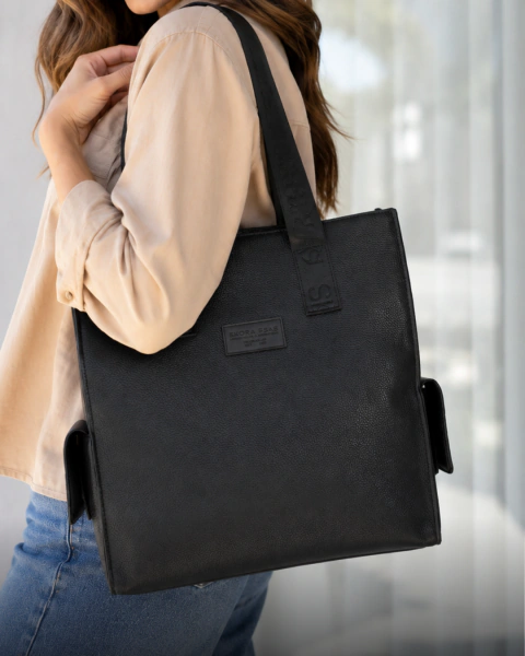 Cartera Shopper Negra