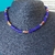 Collar de fimo azul