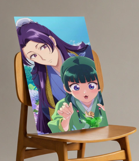 Placa Decorativa Anime Diário de uma apotecária 20x30cm.