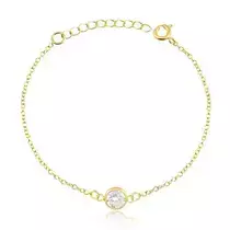 Pulseira Tifany Elo Português com Zircônias na internet