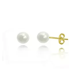 Brinco Pérola 5mm - Banhado a Ouro 18k na internet