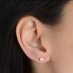 Brinco Pérola 5mm - Banhado a Ouro 18k - comprar online