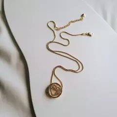 Colar Veneziana Pingente Mãe - BellaPassione