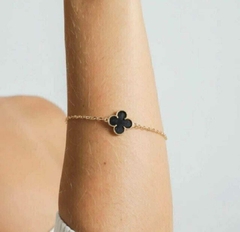 Pulseira Trevo Inspired 3Folhas no Banho de Ouro 18k - loja online