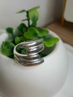 Anel Grace Linhas Banho de Ouro 18 k