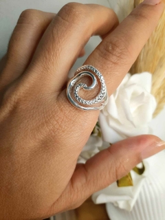 Anel Ocean Banho de Ouro 18k - BellaPassione