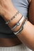 Bracelete números romanos cravejado - comprar online