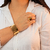 MAXI BRACELETE DOURADO LÍNEA 70MM - comprar online