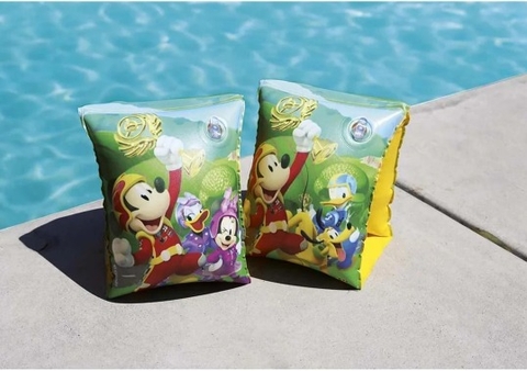 Boia de Braço Inflável MICKEY Roadster Racers 23cm x 15cm Bestway 91002