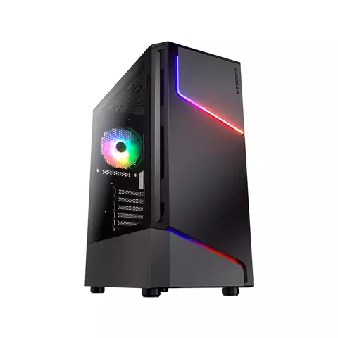 Gabinete Gamer Cougar MX360 RGB, Mid Tower, Vidro Temperado, ATX, Iron Gray, 385CC60.0001