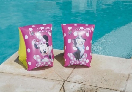 Boia de Braço Inflável MINNIE 25cm x 15cm Bestway 91038