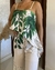 Conjunto Estampado Calça E Top Assimétrico - comprar online