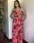 Vestido Longo Estampado Fenda na internet