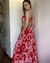 Vestido Longo Estampado Fenda - Serena Store