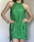 Vestido Curto Plissado