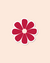 Sticker Flor Fucsia