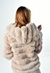 casaco puffer teddy com capuz - comprar online