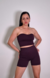 SET LYON//CROP TOP + SHORT - DOMINIA