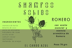 Shampoo solido de Romero - comprar online