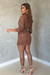 Vestido Chemise Suede Marrom na internet