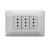 Enchufe Triple 10A Sinthesi Armado blanco S12 1295301