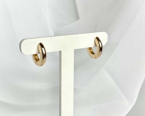 Brinco Argolinha White Gold