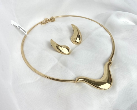 Conjunto de Aro Curvo e Moderno