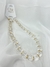 Colar de cristais transparentes com detalhes em dourado - comprar online
