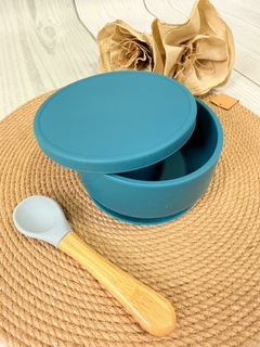 Bowl con tapa + cuchara - comprar online