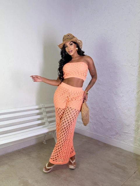 Conjunto Mila tricô - Catsgirlcloset