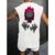 Caveira Fogo Regata Oversized - comprar online
