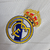 Camisa Retrô Real Madrid I 17/18 - Masculina Adidas - Branca com detalhes em azul com todos os patch - Wash.importss