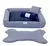 Kit Cama Para Pet Cães E Gatos Azul Porte Médio 04 Peças