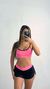 CONJUNTINHO FITNESS ROSA COM PRETO E BOJO - Cecília Braga