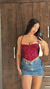 CORSET RENDA VINHO