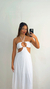 VESTIDO RECORTADO FLUIDO BRANCO na internet