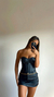 CORSET COURO PRETO - comprar online