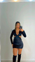 VESTIDO VELUDO RECORTADO COM MANGA - comprar online