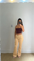 CROPPED ALCINHA POLIAMIDA MARROM