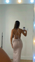 VESTIDO TRANÇADO NAS COSTAS NUDE na internet
