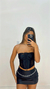 CORSET RENDADO PRETO