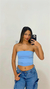 TUBE TOP AZUL CLARO
