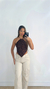 CROPPED DE TRICÔ ONCINHA - comprar online