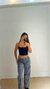CROPPED ALCINHA POLIAMIDA PRETO na internet