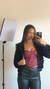 CORSET DE COURO VINHO - comprar online