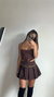CORSET RENDA MARROM - comprar online