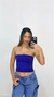 TUBE TOP AZUL ROYAL - comprar online