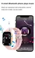 Smartwatch masculino original 2.04 &quot;amoled 368*448 tela hd bluetooth c
